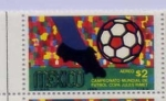 Stamps : America : Mexico :  CAMPEONATO MUNDIAL DE FUTBOL COPA JULES RIMET  "MEXICO "
