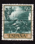 Stamps Spain -  Fantasia- Fortuny- Día del Sello