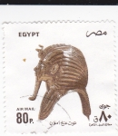 Sellos de Africa - Egipto -  máscara funeraria