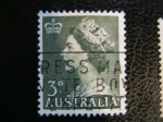 Stamps Australia -   Reina Elizabeth II de Inglaterra