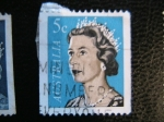 Sellos de Oceania - Australia -   Reina Elizabeth II de Inglaterra