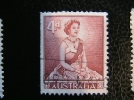 Sellos de Oceania - Australia -   Reina Elizabeth II de Inglaterra