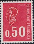 Stamps France -  MARIANNE DE BÉQUET 1971. Y&T Nº 1664