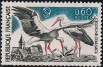 Stamps France -  PROTECCIÓN DE LA NATURALEZA. CIGÜEÑA DE ALSACIA. Y&T Nº 1755