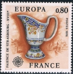 Sellos del Mundo : Europa : Francia : EUROPA 1976. LOZA DE ESTRASBURGO. Y&T Nº 1877