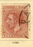 Stamps Europe - Spain -  Alfonso XII Ed 1879