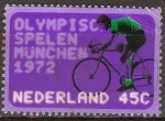 Stamps Netherlands -  Juegos Olímpicos de Munich 1972.