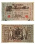 monedas del Mundo : Europa : Alemania :  1000 marcos