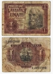 monedas del Mundo : Europa : Espa�a :  Una Peseta