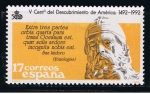 Stamps Spain -  Edifil  2862  V Cente. del Descubrimiento de América.  