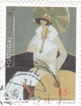 Stamps Portugal -  CENTENARIO DEL NACIMIENTO DE BERNARDO MARQUES-Pintor