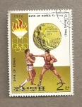 Stamps North Korea -  Medallas Oro Juegos Olímpicos Montreal