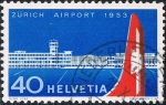 Stamps : Europe : Switzerland :  INAUGURACIÓN DEL AEROPUERTO DE ZURICH-KLOTEN. Y&T Nº 536