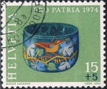 Stamps : Europe : Switzerland :  DESCUBRIMIENTOS ARQUEOLÓGICOS 1974.Y&T Nº 961