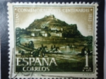 Stamps Spain -  Ed:1518- Conmemoraciones Centenarias (1813-1863-1963) de San Sebastián- Vista General (1836)