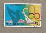 Sellos de Asia - Corea del norte -  Juegos Olímpicos Montreal