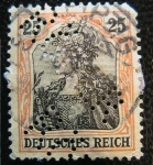Stamps Germany -  Deutsches Reich Troquelado