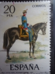 Stamps Spain -  Ed:2354- Uniformes Militares- Infantaría ligera 1830