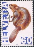 Stamps Switzerland -  ESPECIES EN PELIGRO DE EXTINCIÓN. CASTOR EUROPEO. M 950