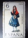 Stamps Spain -  Ed:1899- Trajes Típicos Españoles- JAEN (Nº28)