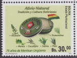 Stamps Bolivia -  75 Años del Mentisan Unguento