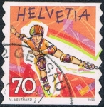 Sellos del Mundo : Europa : Suiza : TUS DEPORTES. ROLLER BLANDING. M 1030