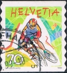 Sellos del Mundo : Europa : Suiza : TUS DEPORTES. MOUNTAIN BIKING. M 1032