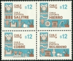 Stamps Chile -  CHILE EXPORTA