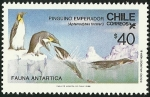 Stamps Chile -  PINGUINO EMPERADOR - FAUNA ANTARTICA