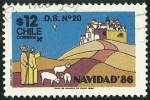 Sellos de America - Chile -  NAVIDAD 86
