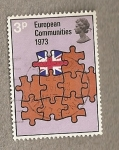 Stamps United Kingdom -  Comunidades Europeas