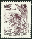 Stamps Chile -  EL PIHUICHEN - CUENTOS Y LEYENDAS DE CHILE
