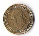 monedas del Mundo : Europa : Espa�a :  01A - FRANCISCO FRANCO CAUDILLO DE ESPAÑA POR LA GRACIA DE DIOS 1966