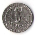 monedas de America - Estados Unidos -  02B - LIBERTY 1965 GEORGE WASHINGTON