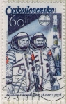 Stamps Czechoslovakia -  65 Gubarev-V. Remek