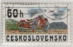 Stamps Czechoslovakia -  Jawa 175
