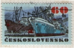 Sellos de Europa - Checoslovaquia -  140 Barcos