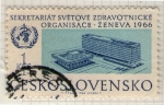 Stamps Czechoslovakia -  144 Secretaria Organización Mundial de la Salud