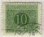 Stamps Czechoslovakia -  162 Cifra