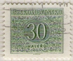 Stamps : Europe : Czechoslovakia :  163 Cifra