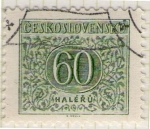 Stamps Czechoslovakia -  165 Cifra