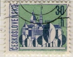 Stamps Czechoslovakia -  174 Edificios