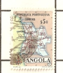 Sellos del Mundo : Africa : Angola : MAPA