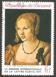 Stamps Burundi -  Joven veneciana