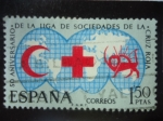 Stamps Spain -  Ed:1925- 50 Aniversario  de la Liga de Sociedades de la Cruz Roja