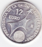 monedas de Europa - Espa�a -  PRESIDENCIA DE LA UNIÓN EUROPEA
