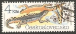 Sellos de Europa - Checoslovaquia -  2810 - WWF, Anfíbio, Triturus alpestris