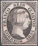Stamps : Europe : Spain :  Reina Isabel II