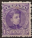 Stamps : Europe : Spain :  Alfonso XIII Cadete