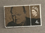 Stamps United Kingdom -  Churchill